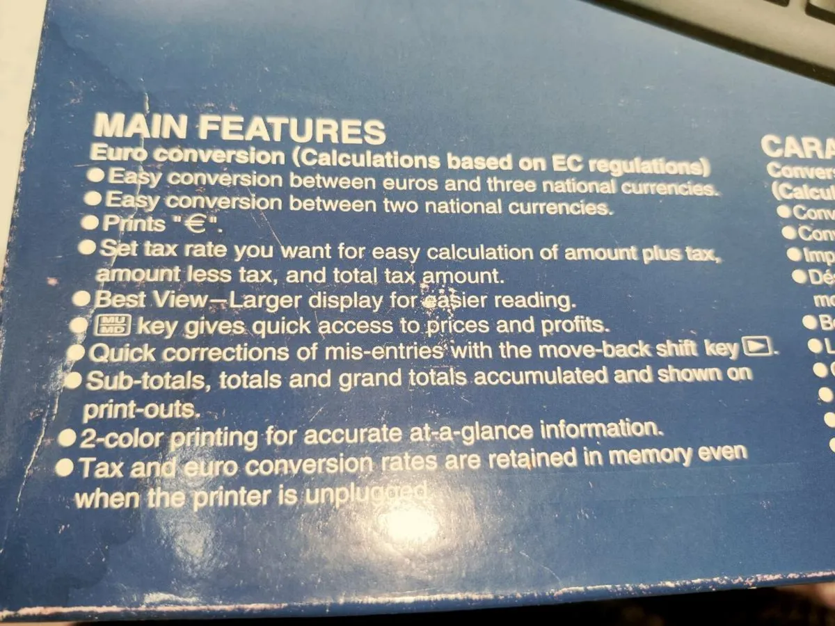CASIO COLOUR PRINTING CALCULATOR, Still In Box ! - Image 2
