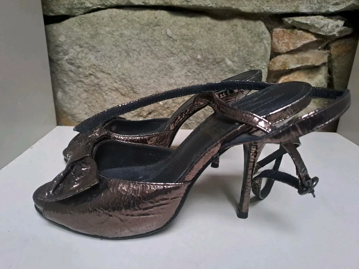 Mistress Size 4 high heels bronze - Image 2