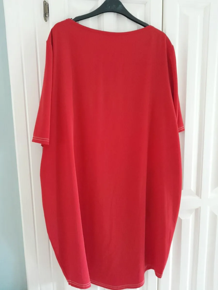 Red Dress with Pockets - Image 2