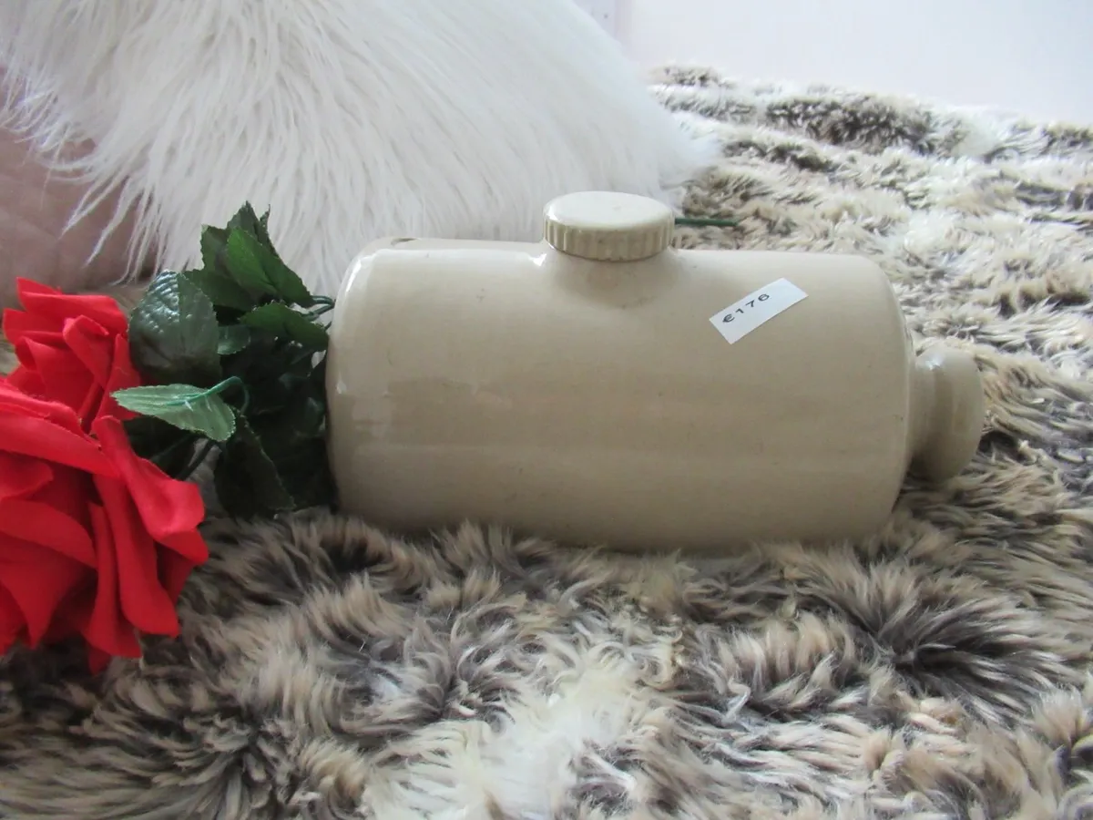 antique vintage earthenware bottle flagan cottage - Image 4