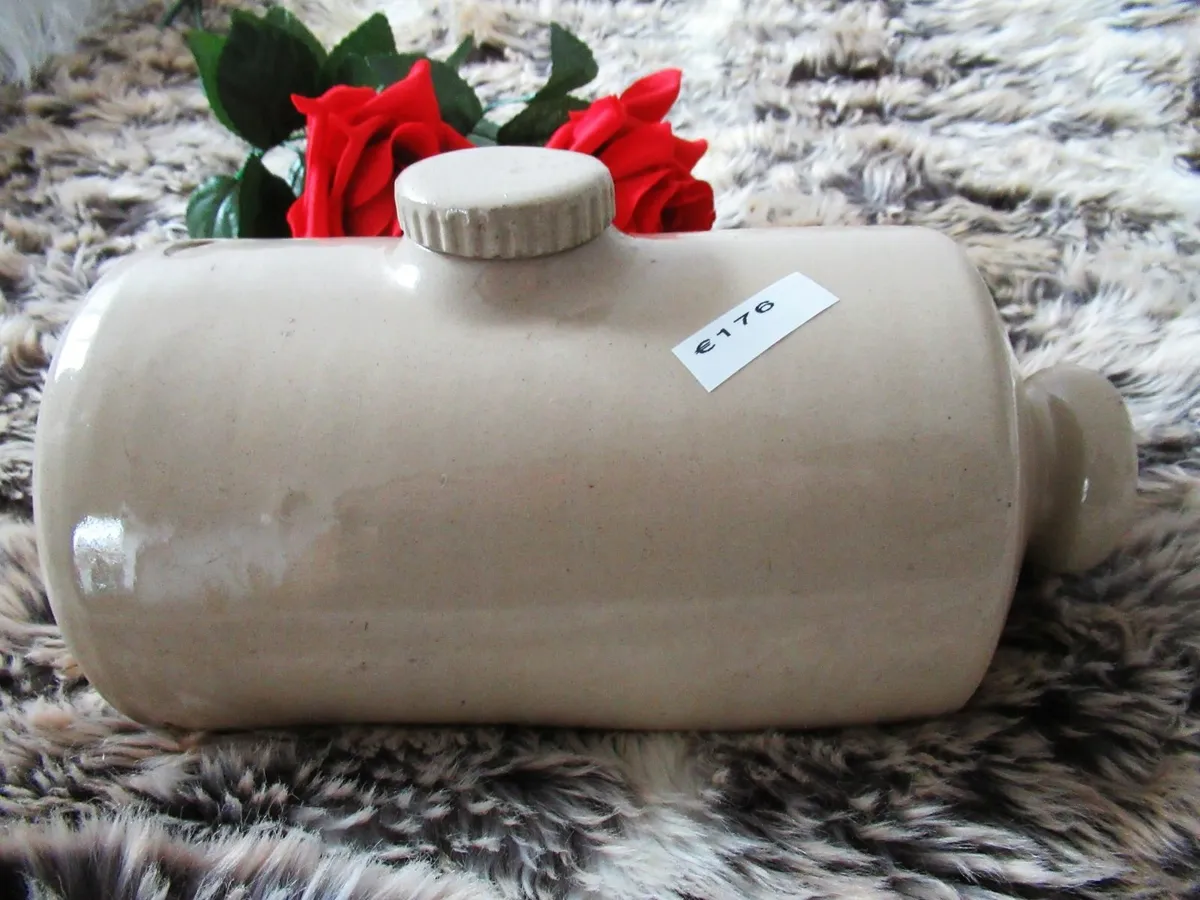 antique vintage earthenware bottle flagan cottage - Image 2