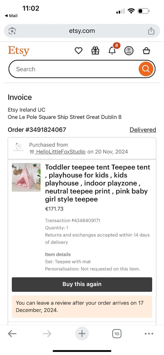 Kid TeePee Tent - Image 2