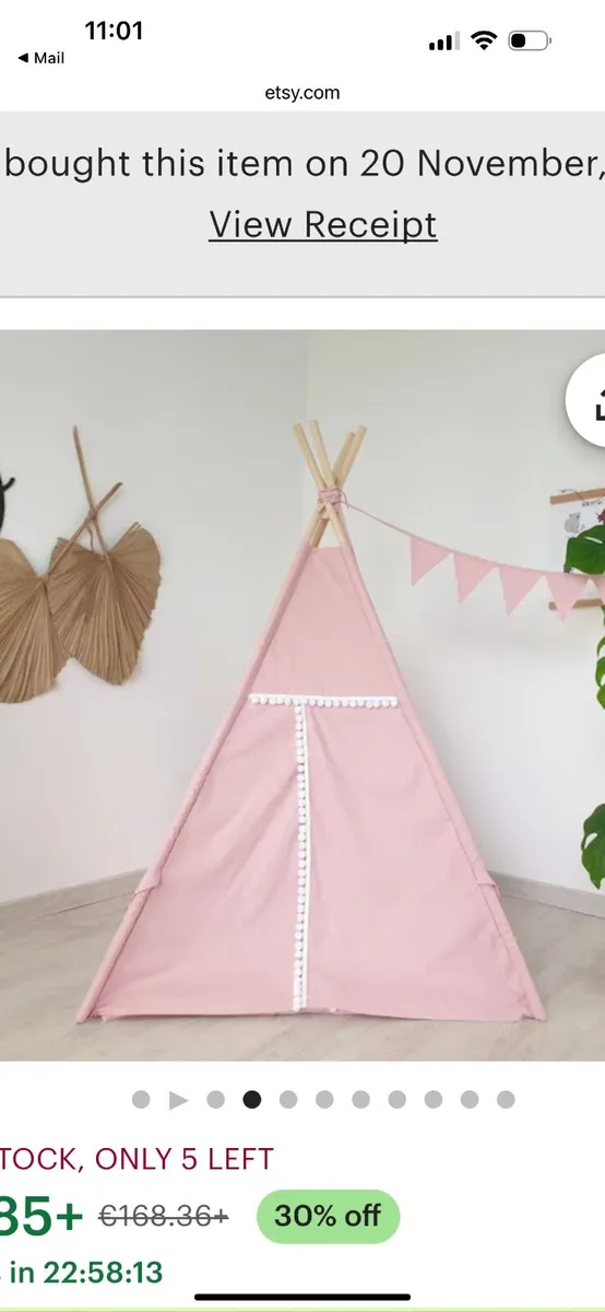 Kid TeePee Tent - Image 4