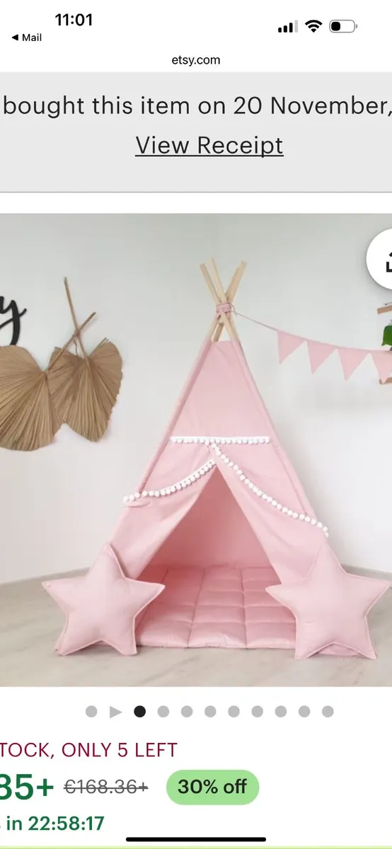 Kid TeePee Tent - Image 1