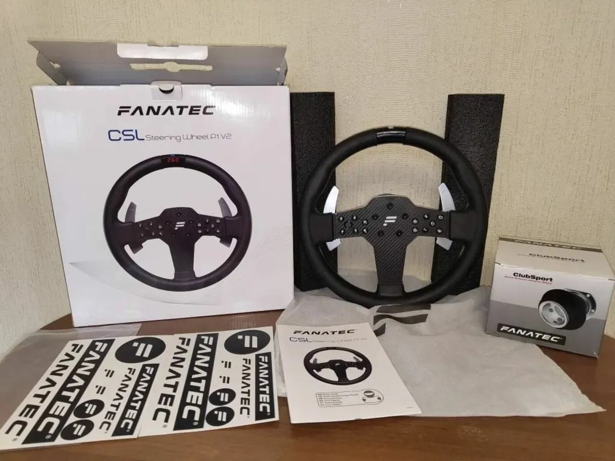 Fanatec CSL Gaming Wheel P1 V2 Carbon - Image 1