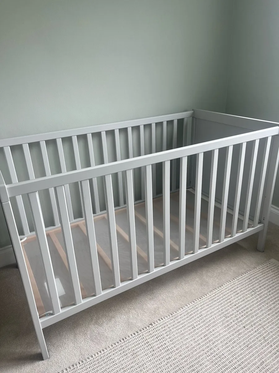 Cot and Changing Table - Image 1