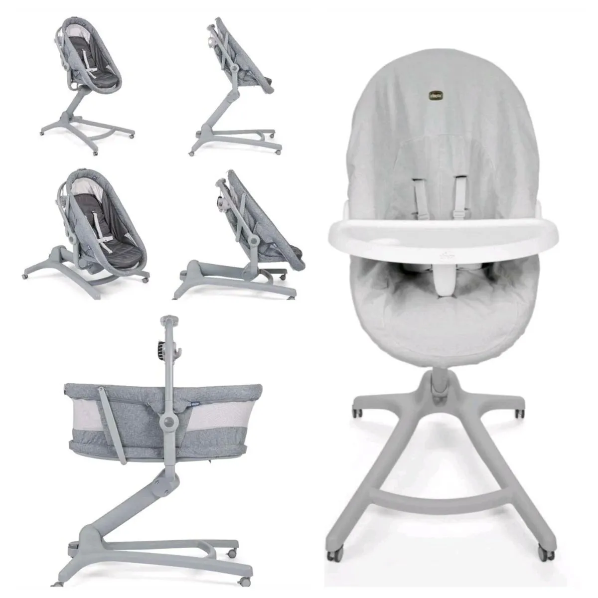 Chicco hug 4 in 1 crib highchair - Image 1