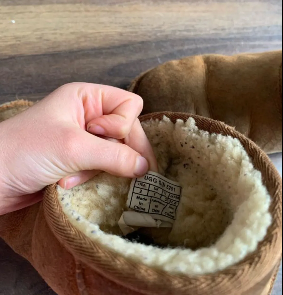 Genuine Uggs: Size 1 - Image 3