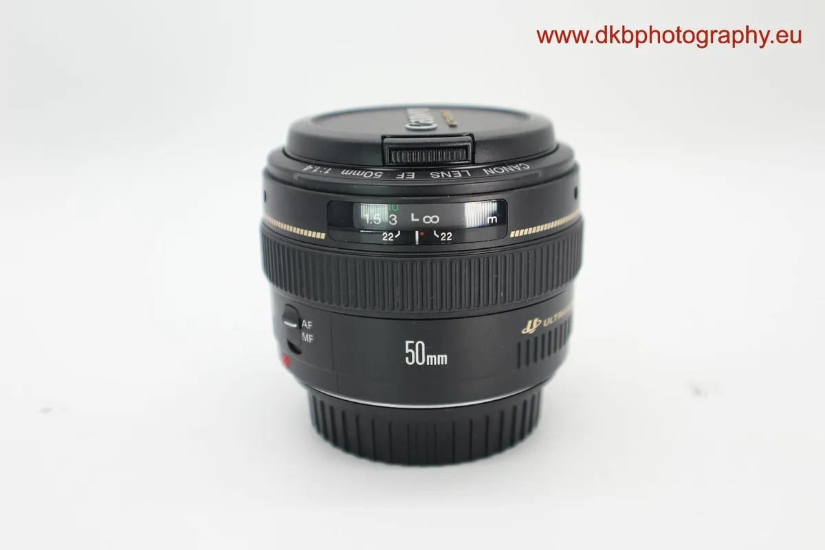 CANON EF 50mm F1.4 USM LENS #0527 - Image 2