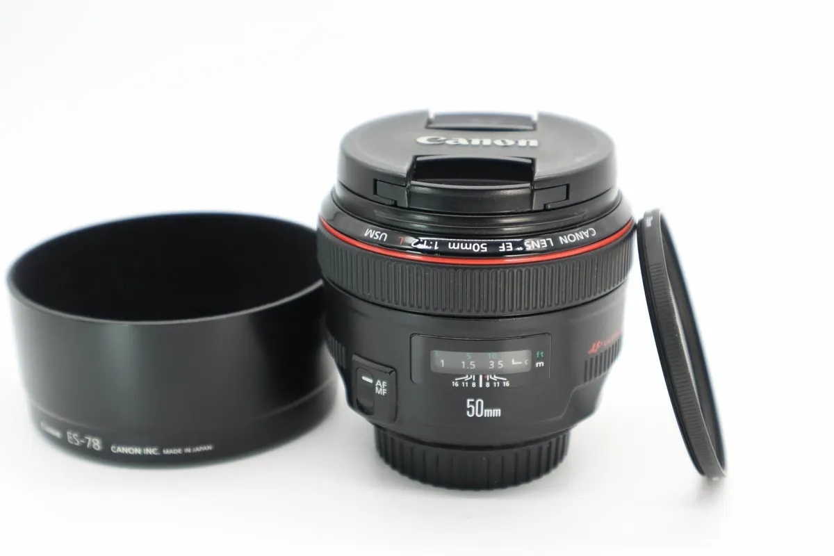 CANON EF 50mm F1.2L USM LENS #0422 - Image 1