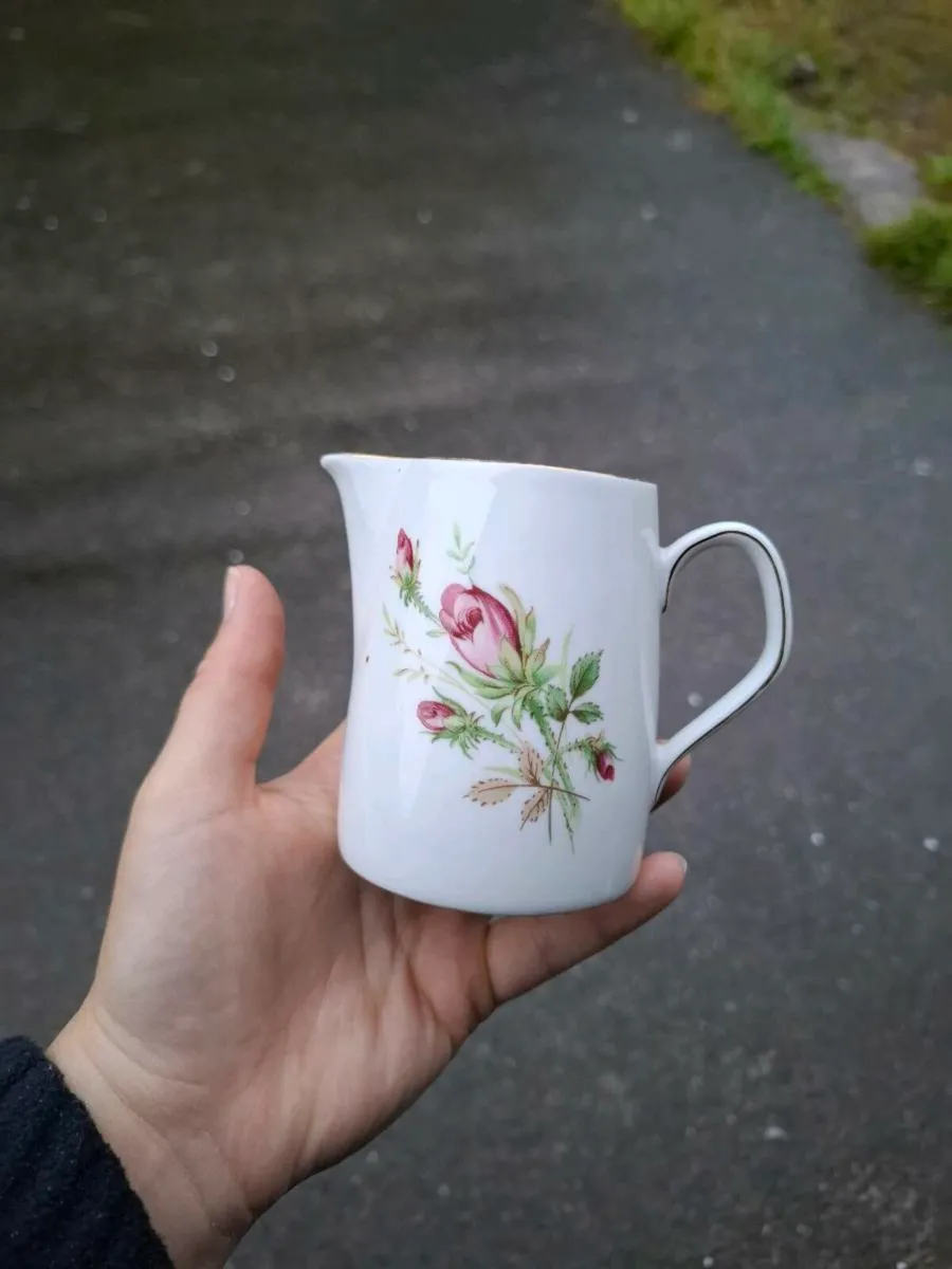 Bavaria rose china milk jug postage possible