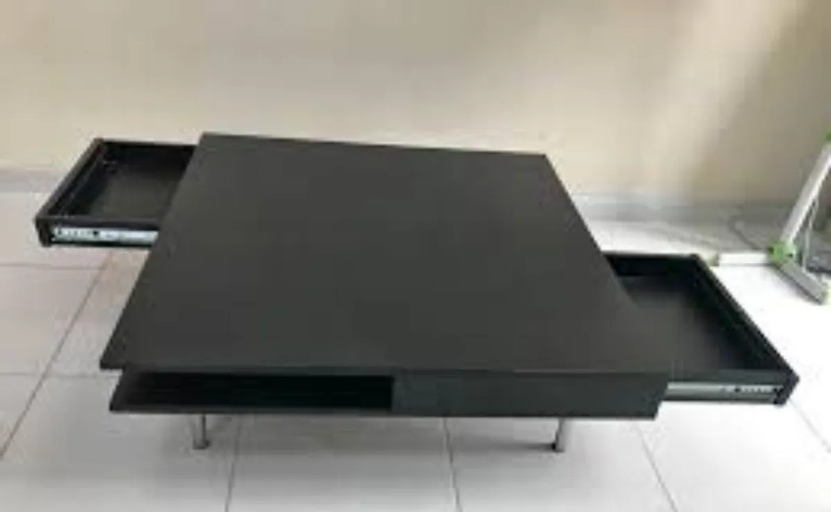 Modern Black Coffee Table - Image 1