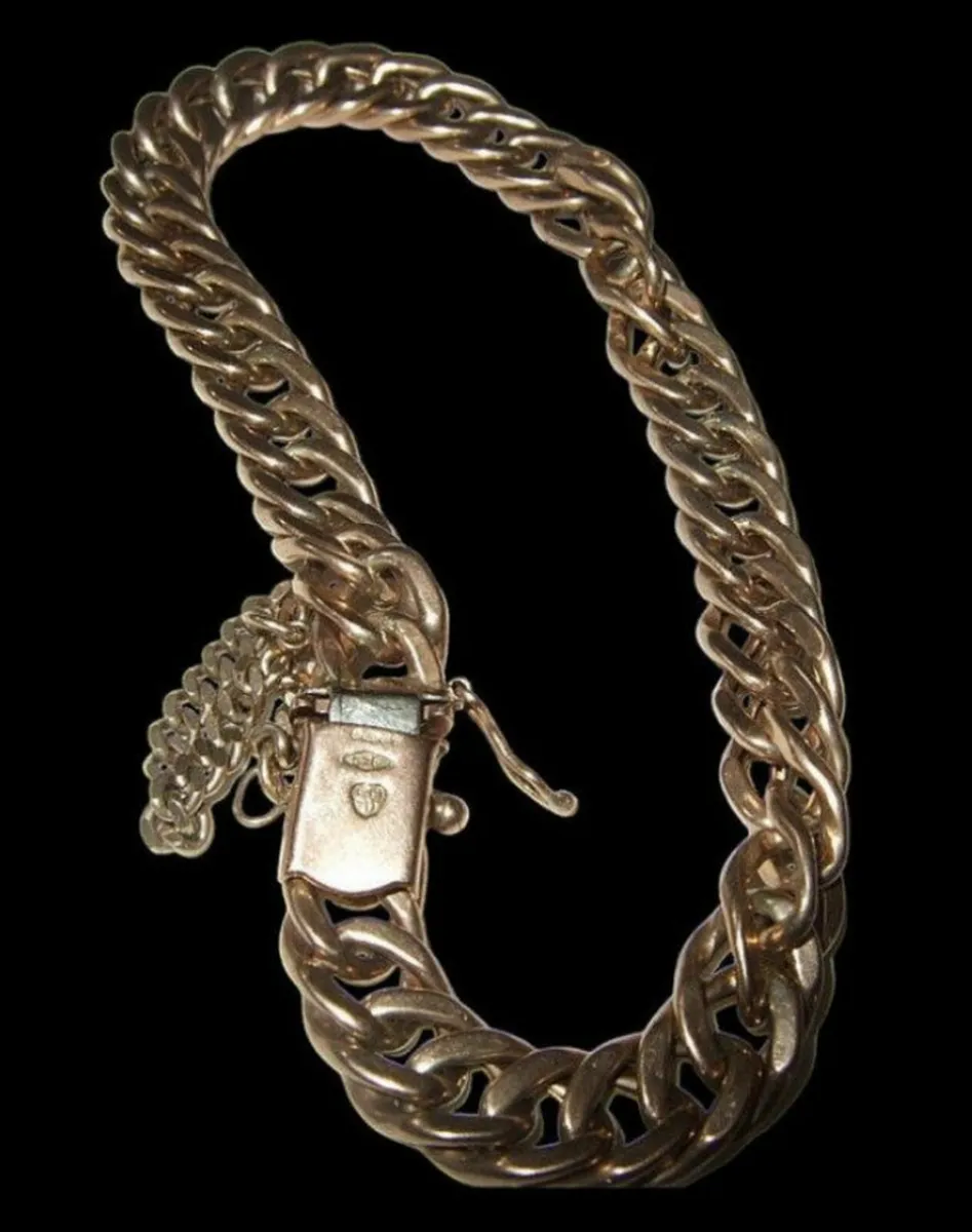 Vintage 9ct Gold Hallmarked Bracelet - Image 3