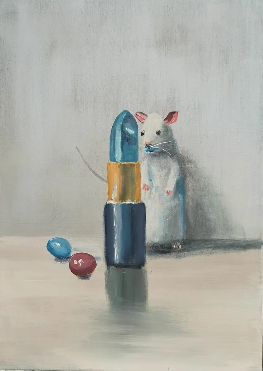 Adam Golly - Mouse and lipstick