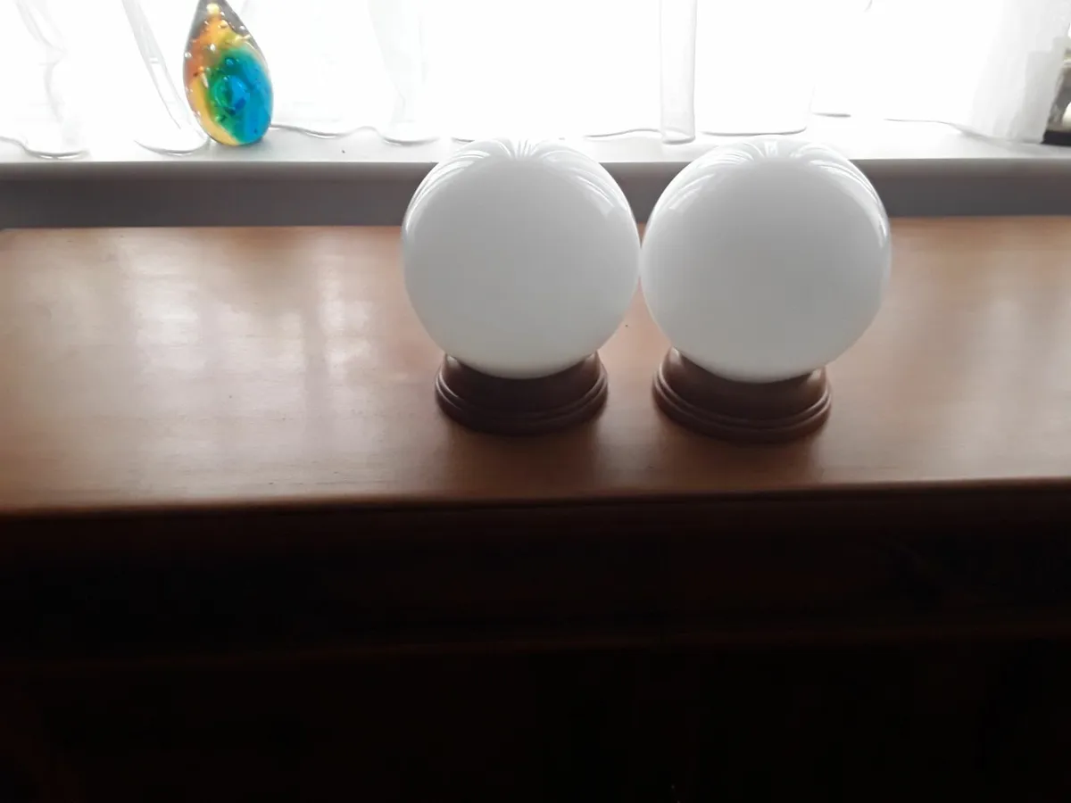 Two matching light shades - Image 1