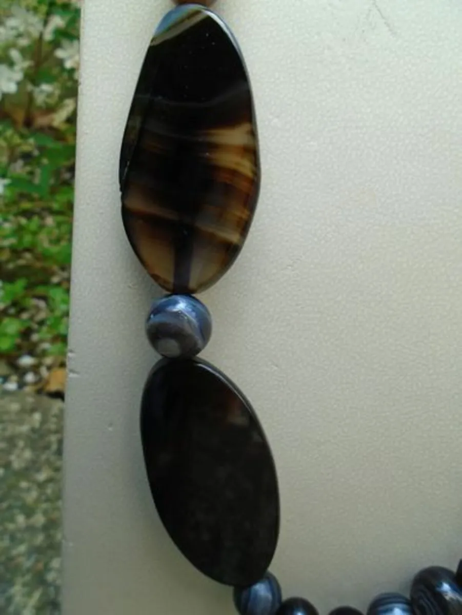 Long gemstone necklace.Jewellery, Gift - Image 3