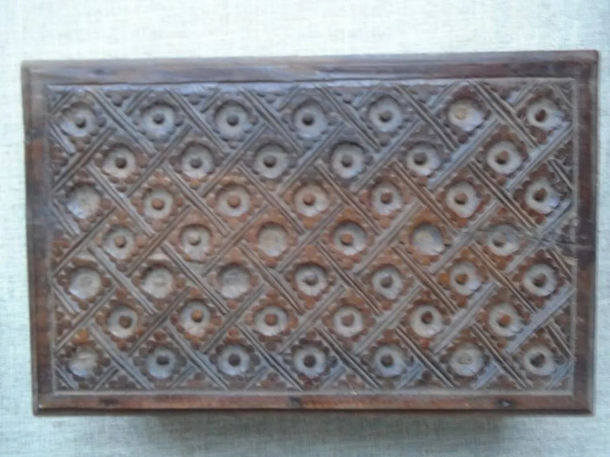Vintage wooden box, Storage,Jewellery box - Image 2