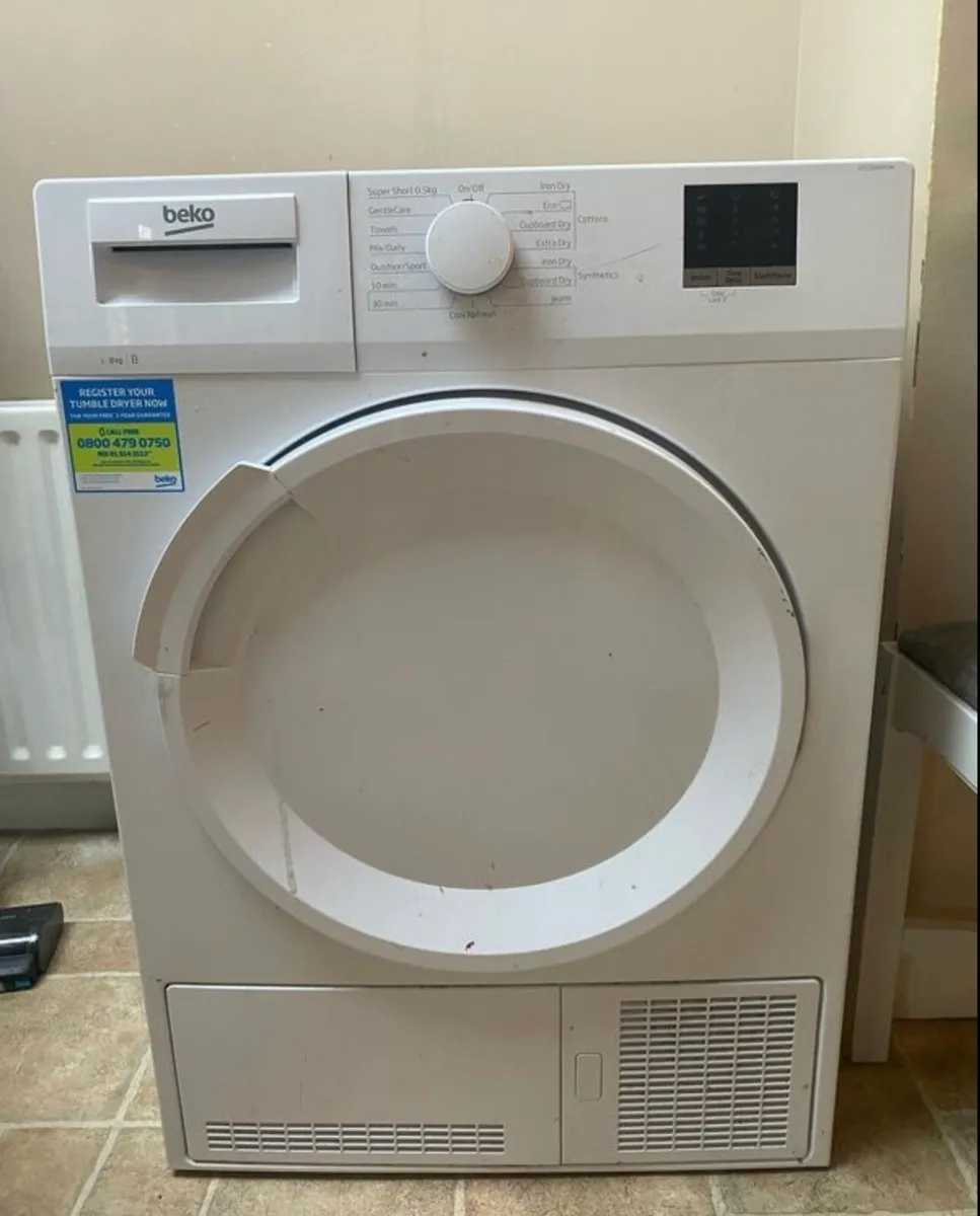 Beko Condenser Dryer 8kg Drum