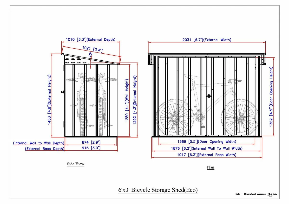 Bicycle Storage Sheds now Back in Stock - Image 2