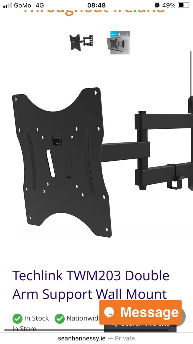 TV  Wall mount - Image 2