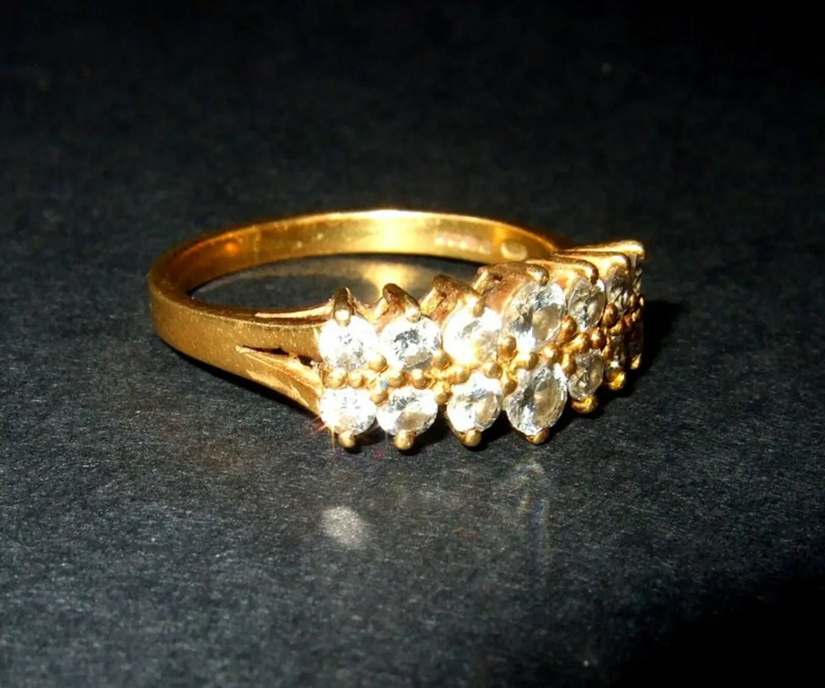 Vintage 18ct Gold & Diamond Ring - Image 2