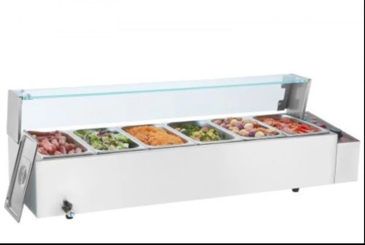 Electric food warmer countertop buffet 220v NEW - Image 2