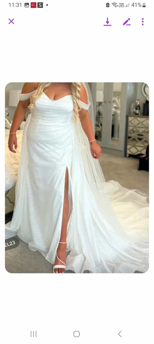 Stella york wedding dress size 20 - Image 2