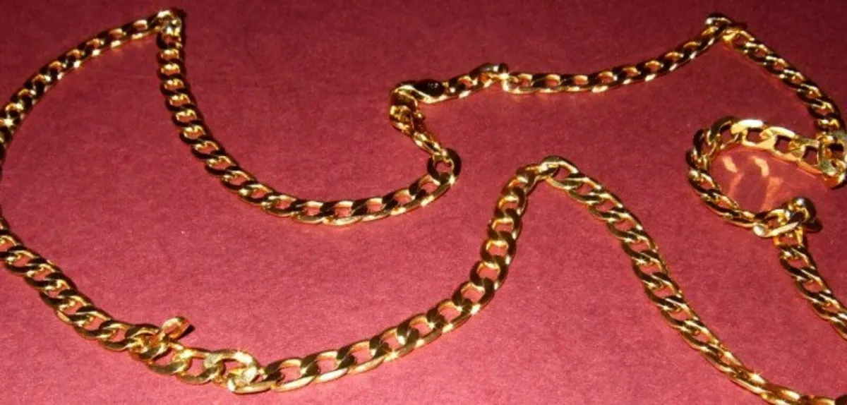 Vintage Hallmarked 9ct Gold 24" Necklace - Image 4