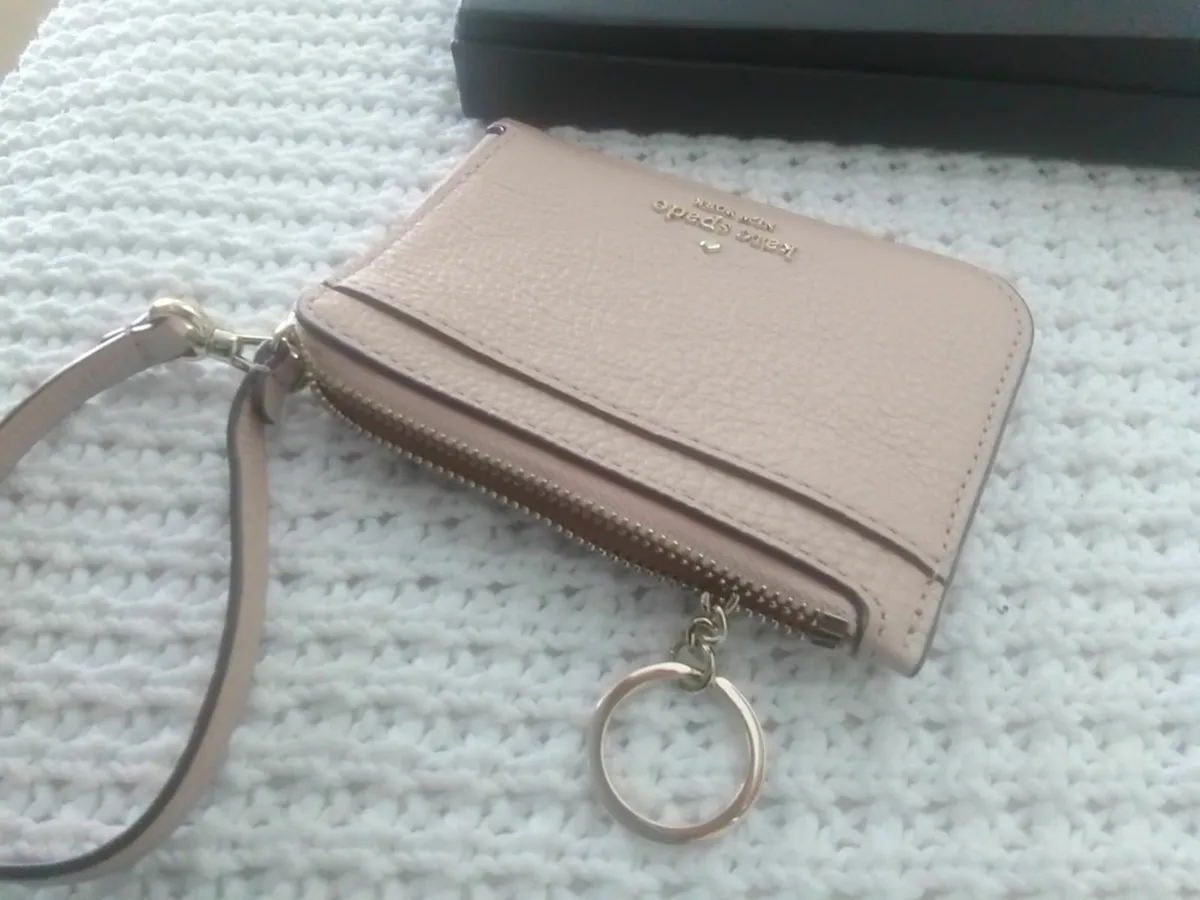 KATE SPADE LEATHER CARD/ COIN HOLDER NEW - Image 3
