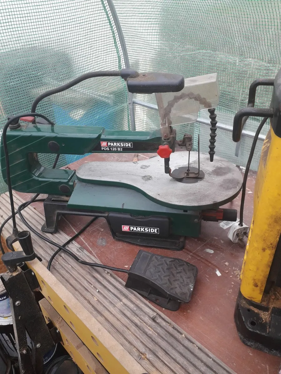 parkside scroll / fret saw + foot control pedal - Image 1