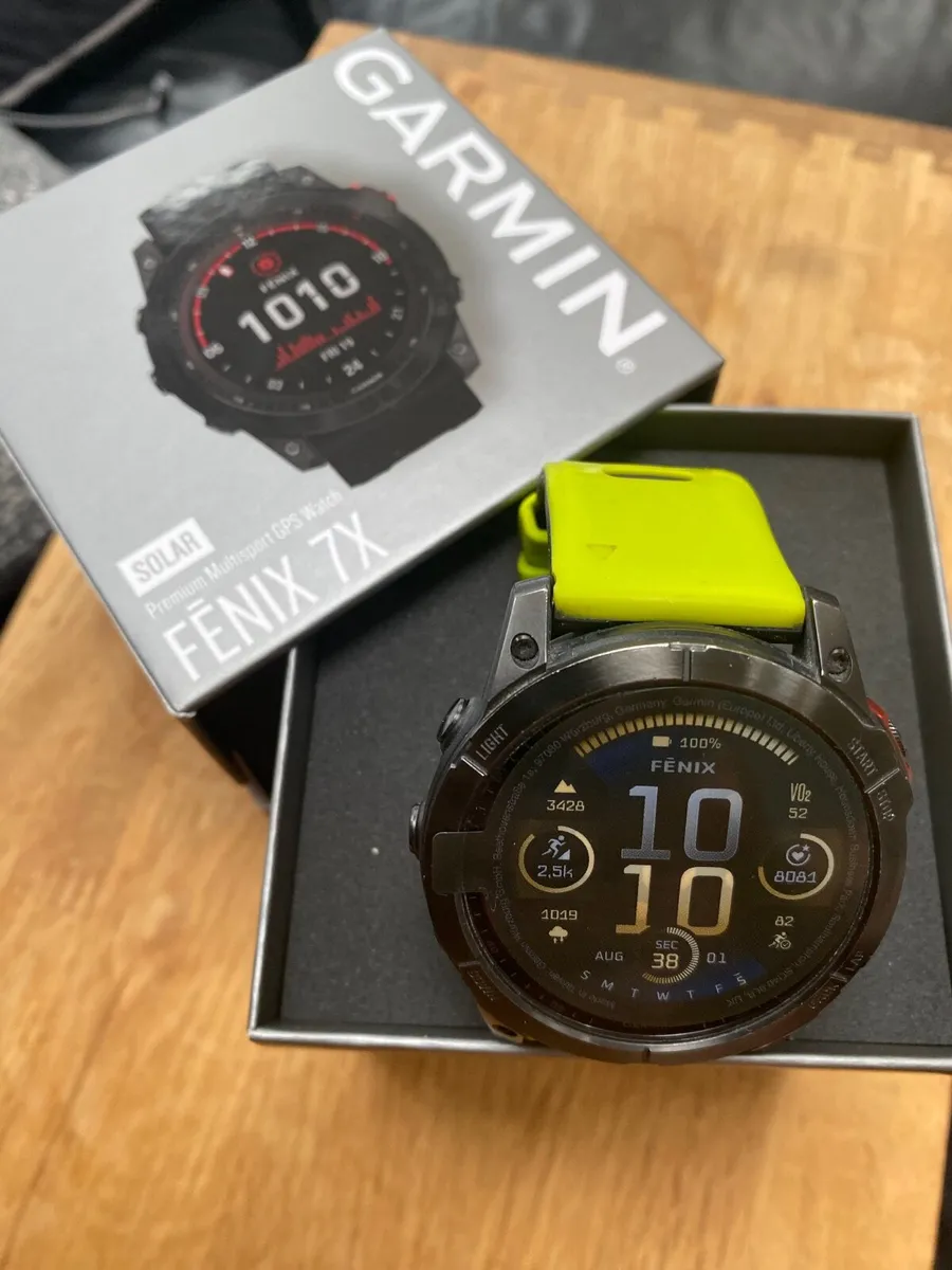 Garmin Fenix 7X Solar | 51mm |Carbon Black - Image 1