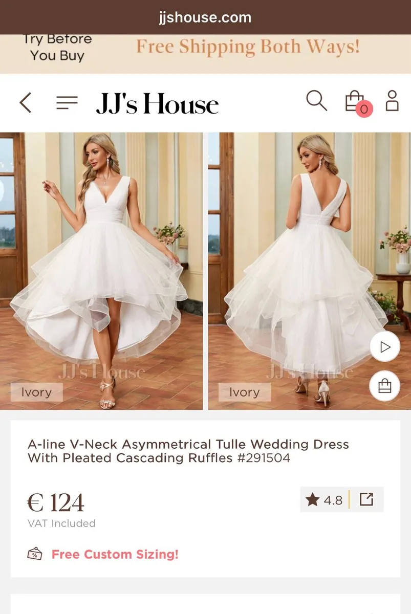 Womens dress size 8 - Image 2
