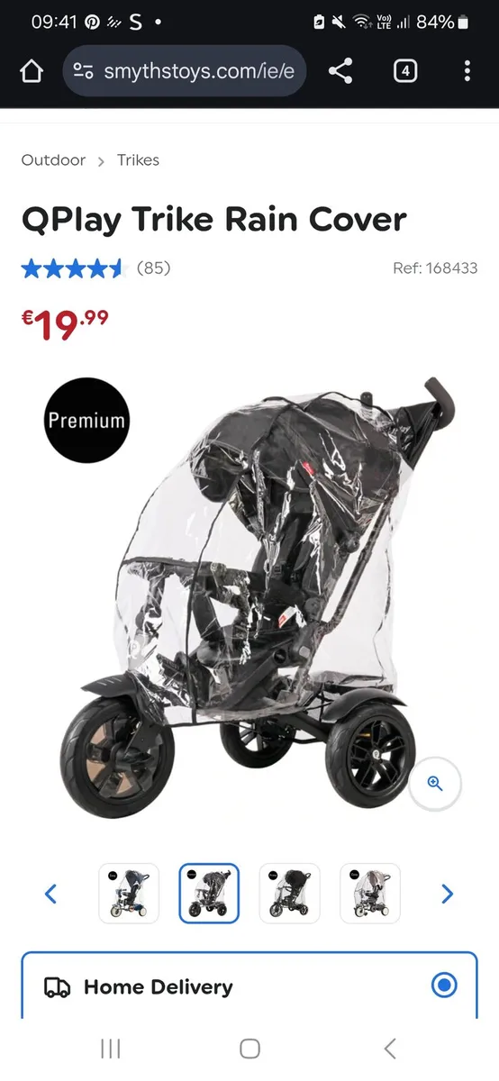 6 in 1 trike and rain cover - Image 2