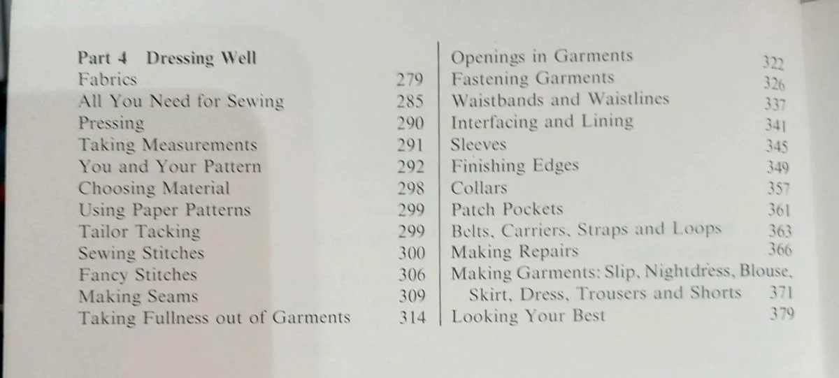 Vintage Home Economics Book - Image 3
