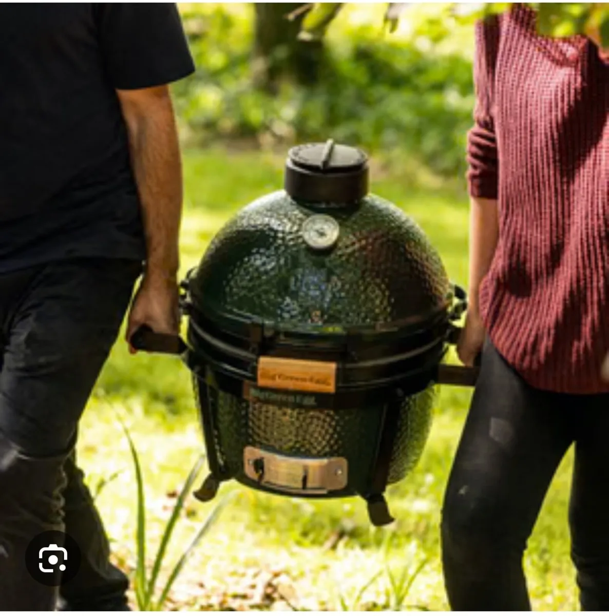 Big Green Egg Mini Max and stand - Image 2