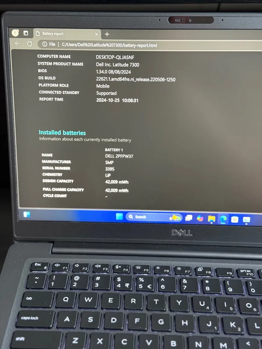 Dell Latitude 7300 Laptop i5/16GB/256SSD/FHD - Image 3