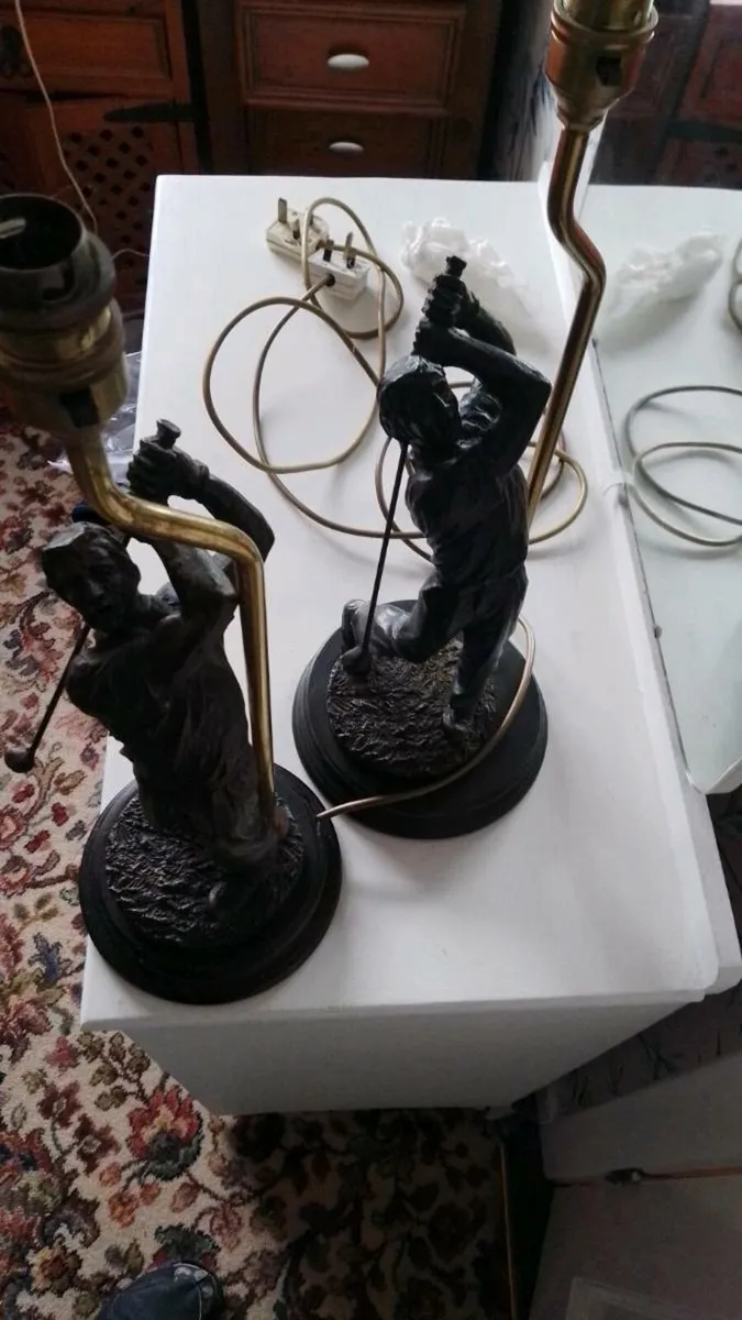 Golfer lamp's twin set - Image 4