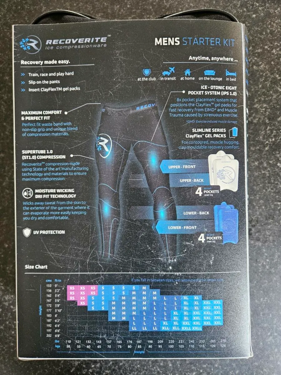 RECOVERITE Ice Compressionwear Mens XL - Image 2