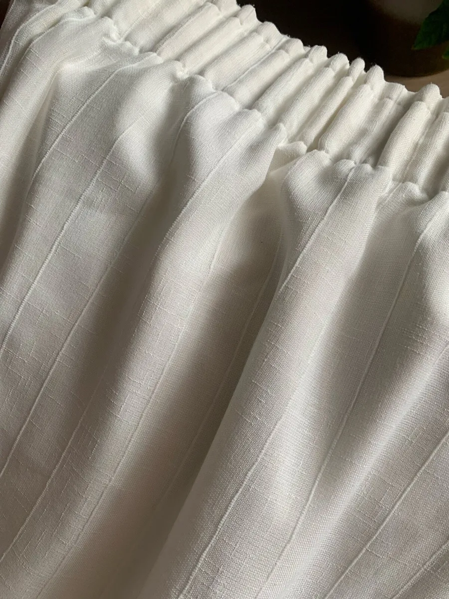 Lined, off-white curtains - free - Image 3