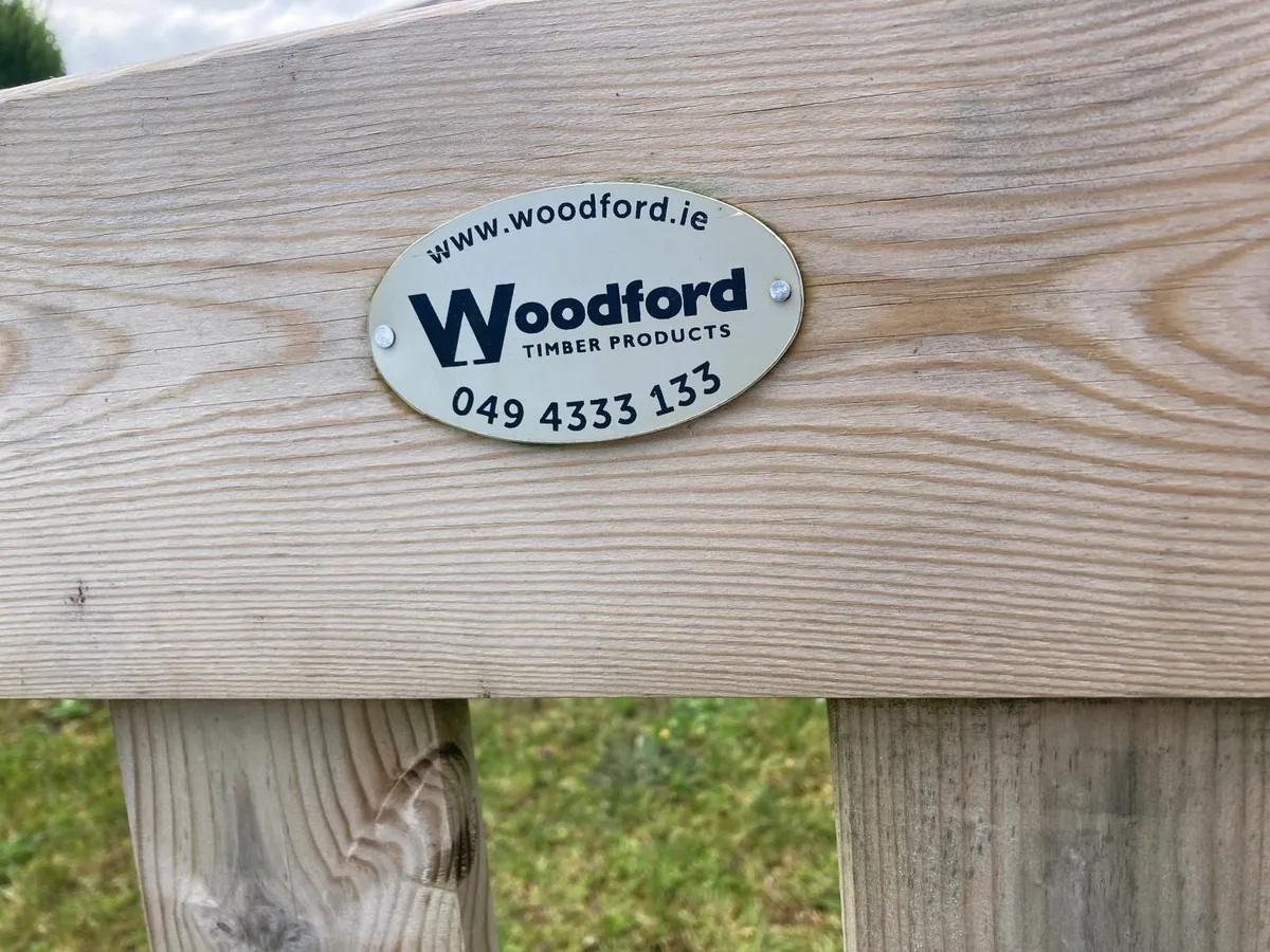 Woodford Ashford Patio Table Benches 2/3 Seater - Image 2