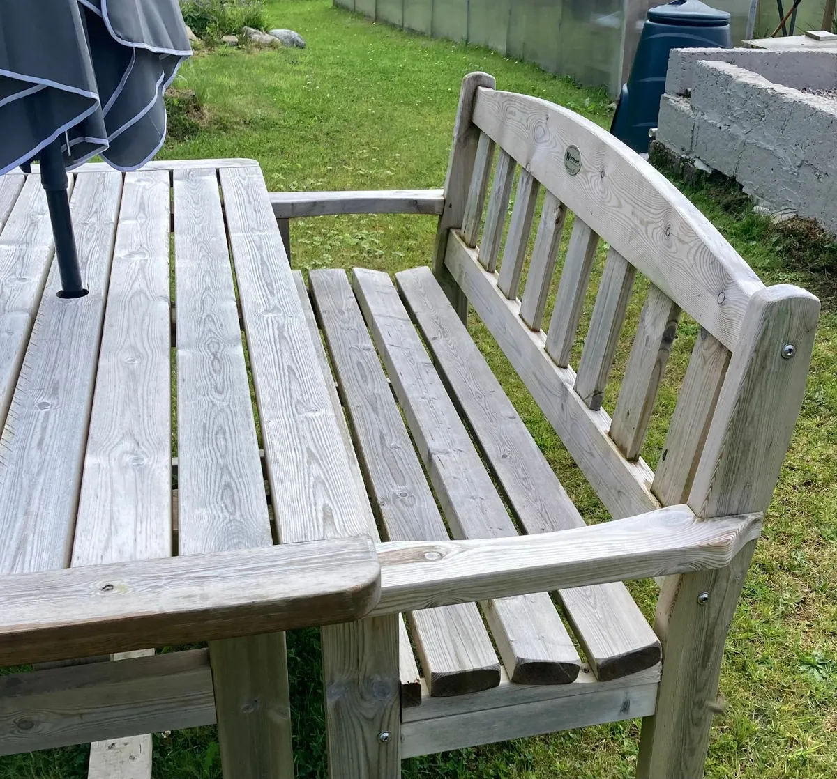 Woodford Ashford Patio Table Benches 2/3 Seater - Image 4