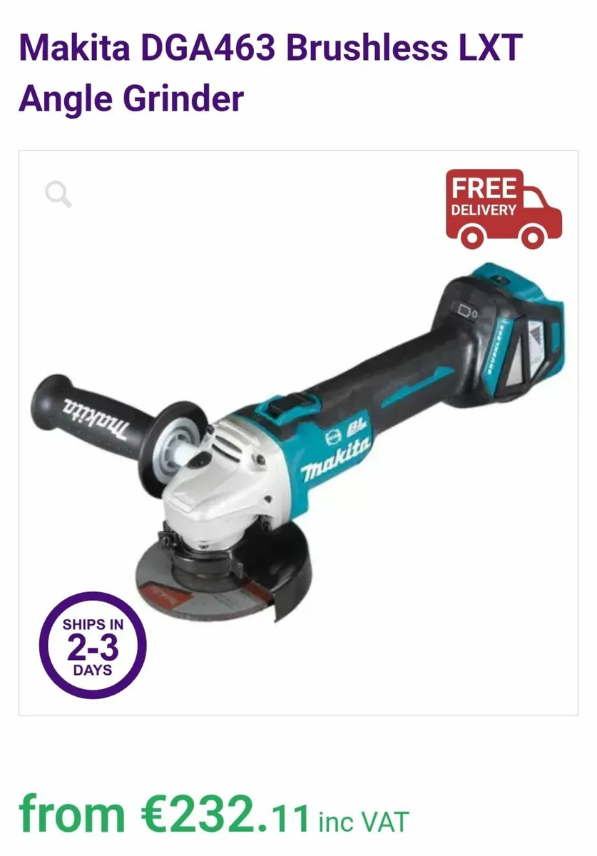 Makita Brushless Grinder - Image 2