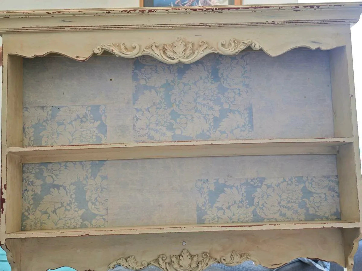 Bespoke shabby chic shelving unit - Image 4