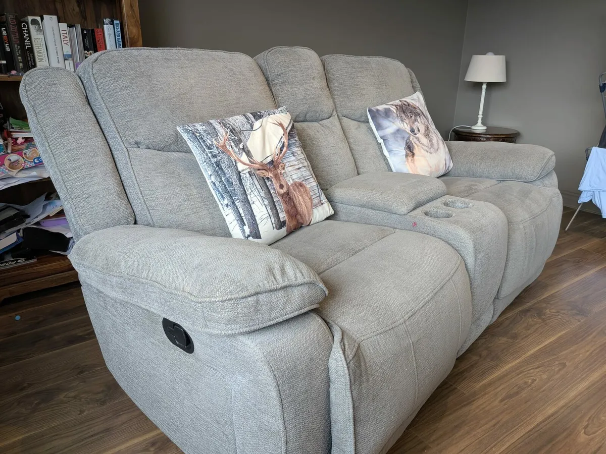 Twin set Recliner Couches - Image 3