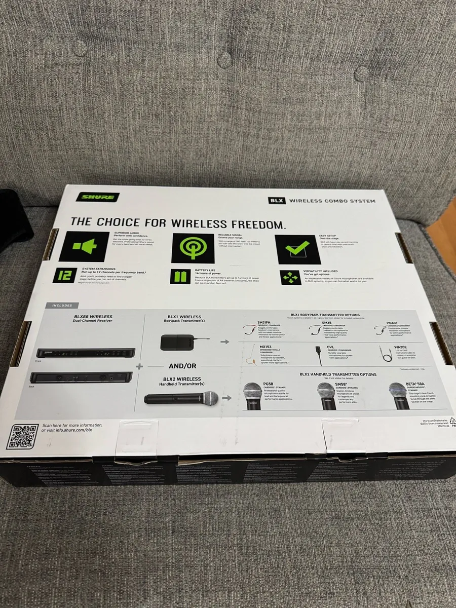 Shure BLX288/SM58 Combo M17 - Image 4