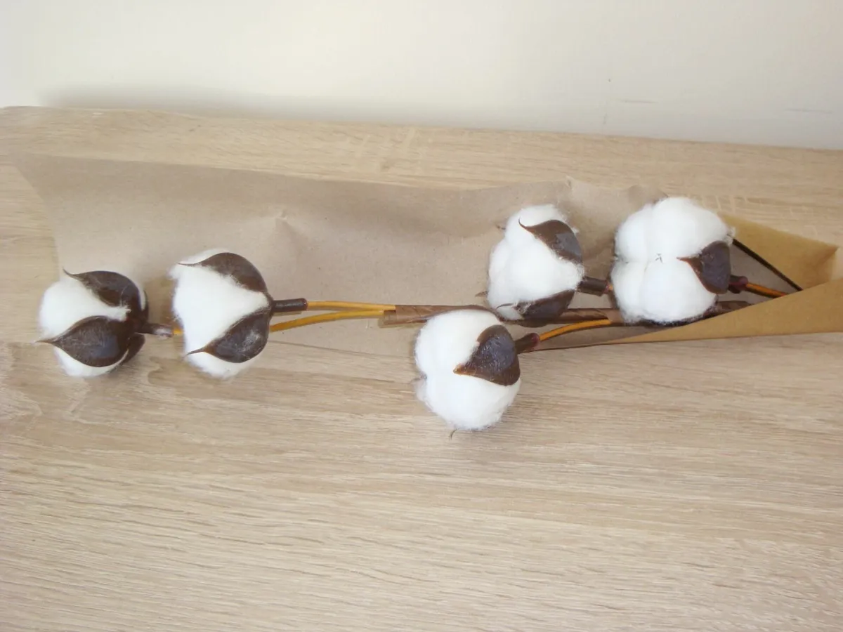 Cotton stems - set of 3 - Image 2