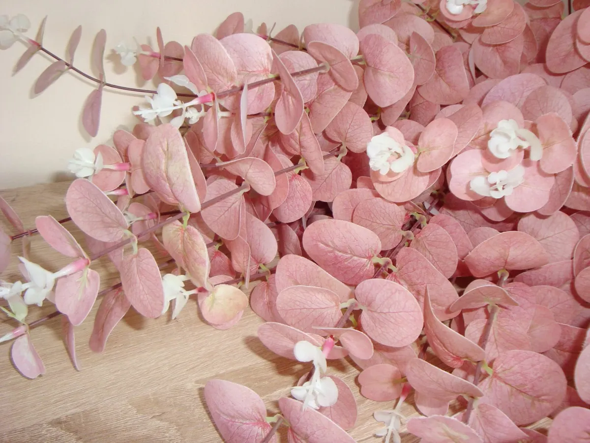 Artificial 8 eucalyptus stems - NEW New with tags - Image 2