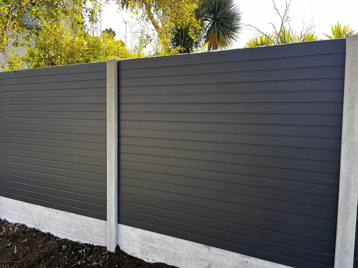 PVC Fence , concrete posts. VAT Reg - Image 2