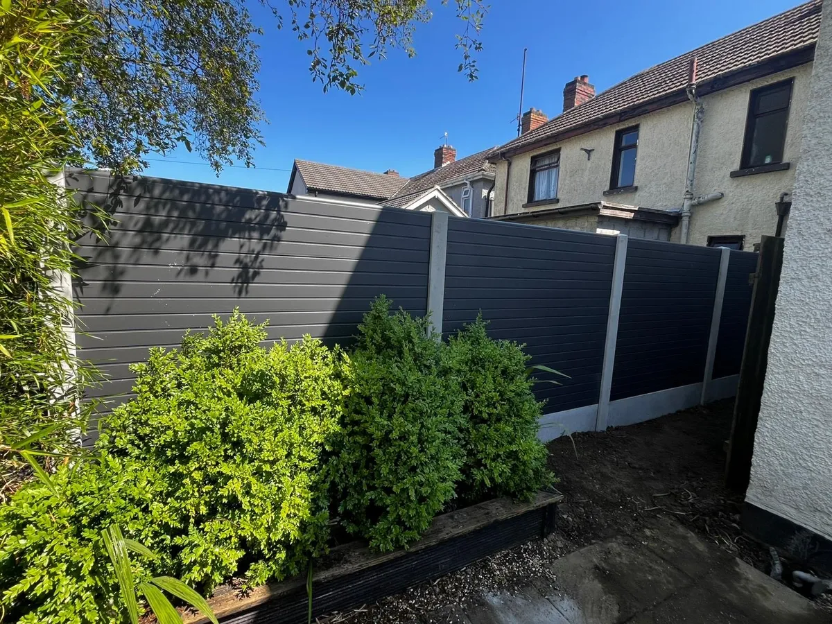 PVC Fence , concrete posts. VAT Reg - Image 4