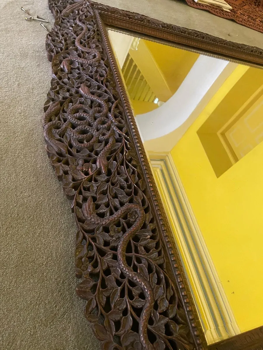 Large antique mirror - Image 2